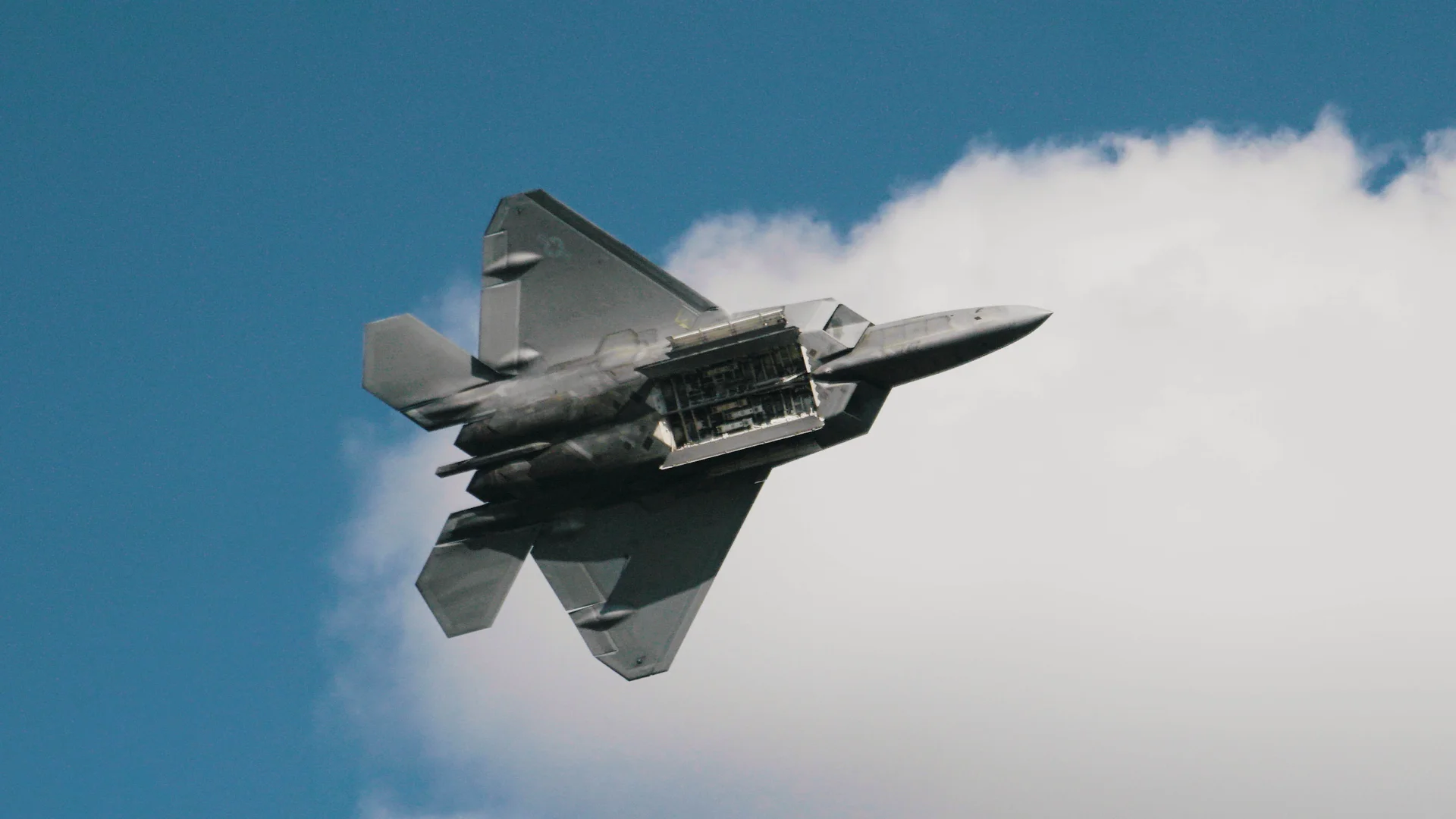 F 22 Raptor Weapons Bay Demo