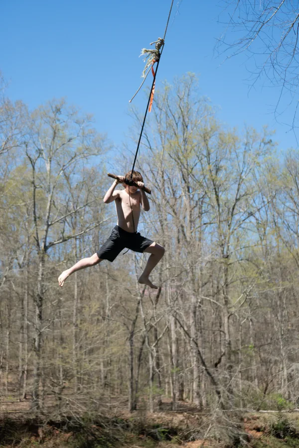 @connorpettus on the rope swing
